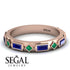 Sapphire Baguette & Princess Eternity Band - Andrea No. 65