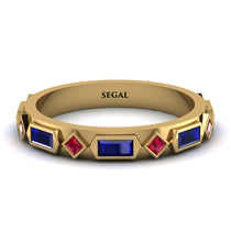 Sapphire Baguette & Princess Eternity Band - Andrea No. 70 image 1