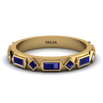 Sapphire Baguette & Princess Eternity Band - Andrea No. 73 image 1