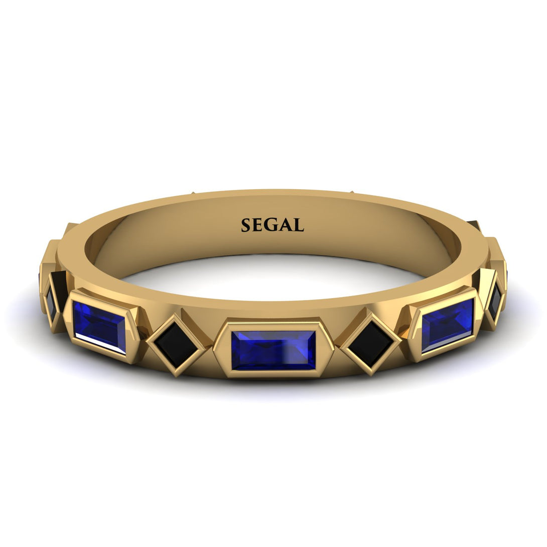 Sapphire Baguette & Princess Eternity Band - Andrea No. 67