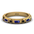 Sapphire Baguette & Princess Eternity Band - Andrea No. 67 image 1