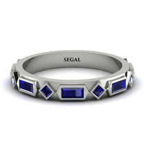 Sapphire Baguette & Princess Eternity Band - Andrea No. 75 image 1