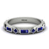 Sapphire Baguette & Princess Eternity Band - Andrea No. 75 image 1