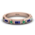 Sapphire Baguette & Princess Eternity Band - Andrea No. 65 image 1