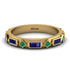 Sapphire Baguette & Princess Eternity Band - Andrea No. 64 image 1