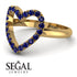 Sapphire Heart Ring - Lia No. 13