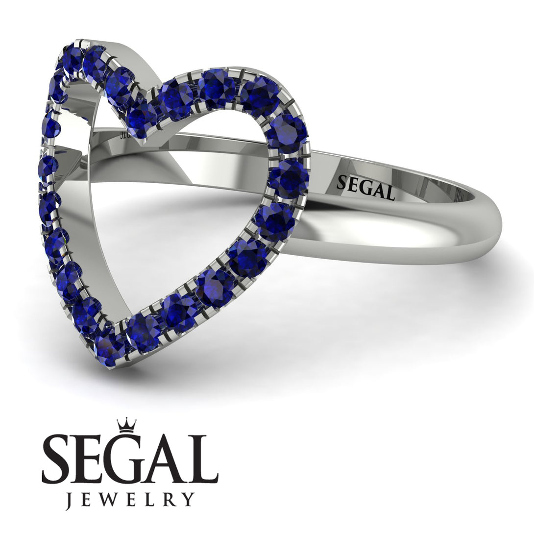 Sapphire Heart Ring - Lia No. 15