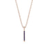 Sapphire Stick Pendant - Kate No. 14