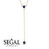 Sapphire Tie Necklace - Alma No. 13