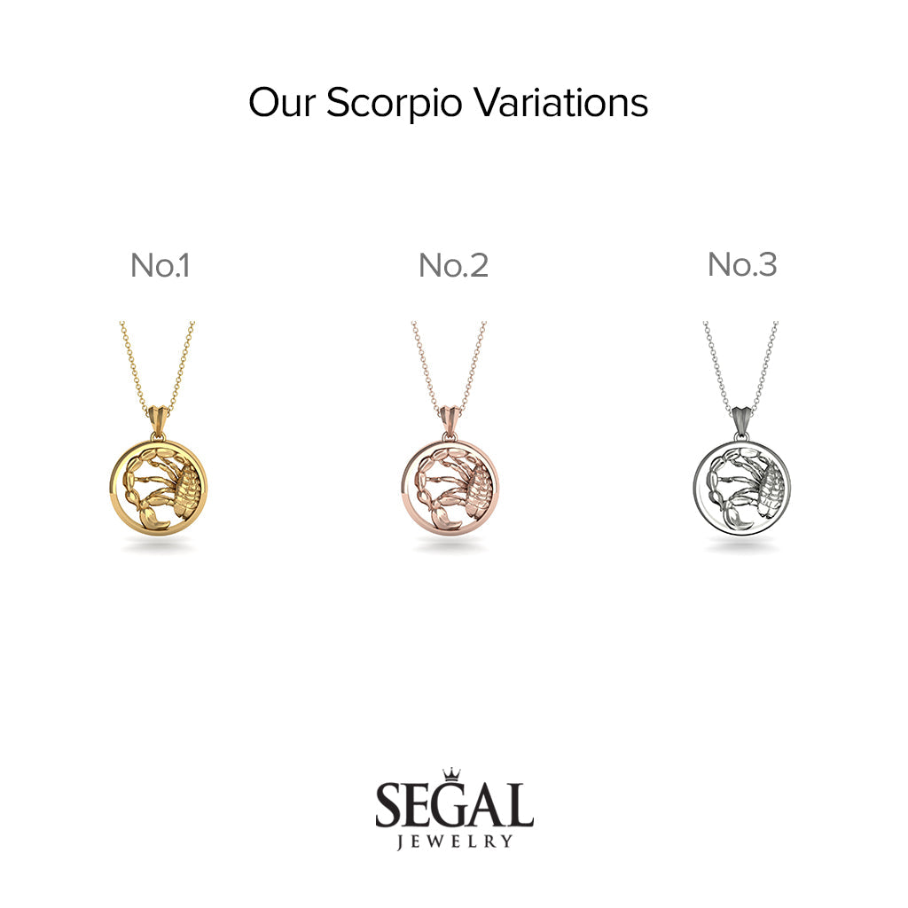 Elegant Zodiac Pendant - Scorpio No. 1