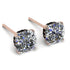 Hidden Halo Cushion Diamond Earrings - Alivia No. 32
