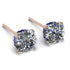 Hidden Halo Cushion Diamond Earrings - Alivia No. 62 image 1