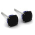Hidden Halo Cushion Black Diamond Earrings - Alivia No. 69 image 1