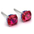 Hidden Halo Cushion Ruby Earrings - Alivia No. 72 image 1