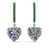 Heart Diamond Earrings - Noelle No. 17
