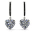 Heart Diamond Earrings - Noelle No. 33