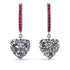 Heart Diamond Earrings - Noelle No. 48