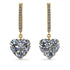 Heart Diamond Earrings - Noelle No. 1