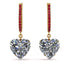 Heart Diamond Earrings - Noelle No. 46