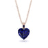 Heart Sapphire Necklace - Noelle No. 14