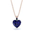 Heart Sapphire Necklace - Noelle No. 29