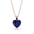 Heart Sapphire Necklace - Noelle No. 44