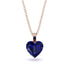 Heart Sapphire Necklace - Noelle No. 59