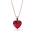 Heart Ruby Necklace - Noelle No. 71