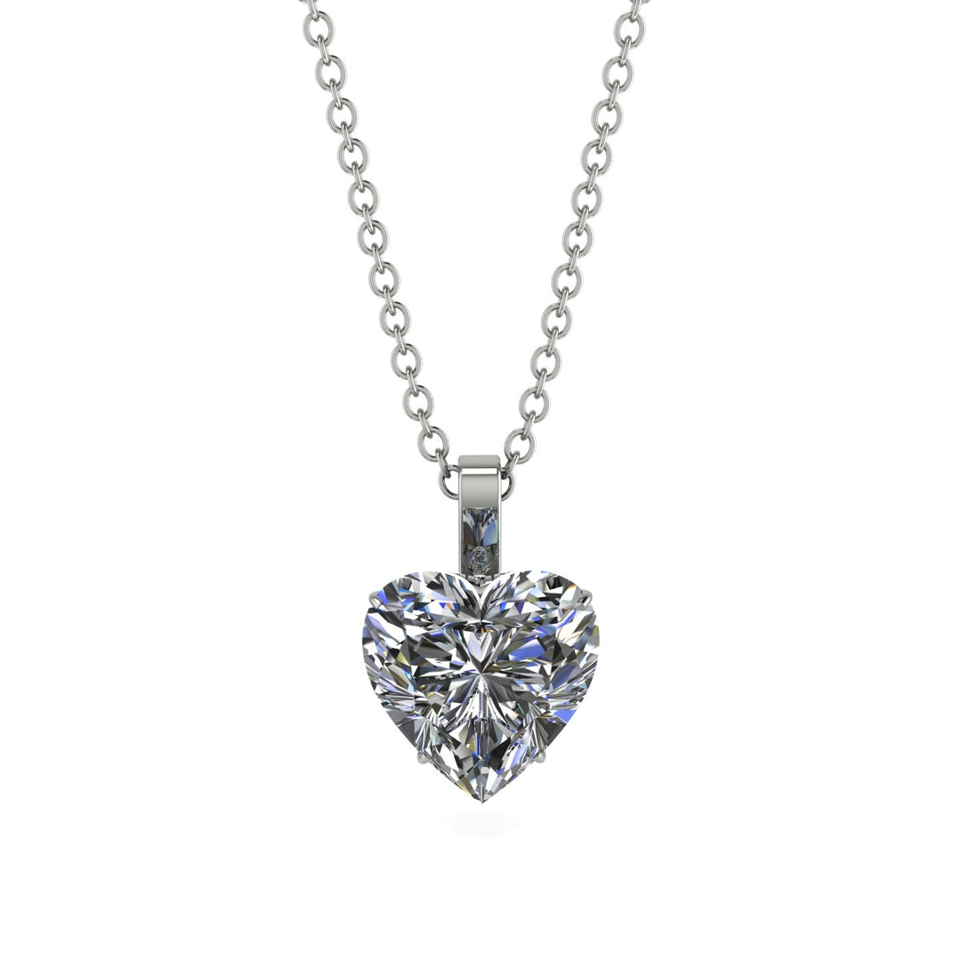 Heart Diamond Necklace - Noelle No. 3