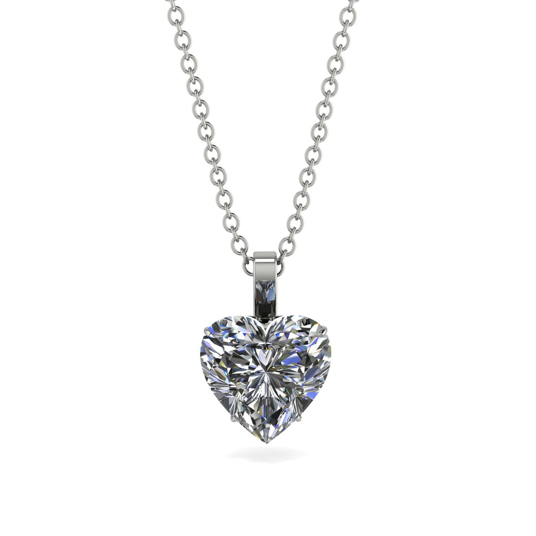 Heart Diamond Necklace - Noelle No. 33