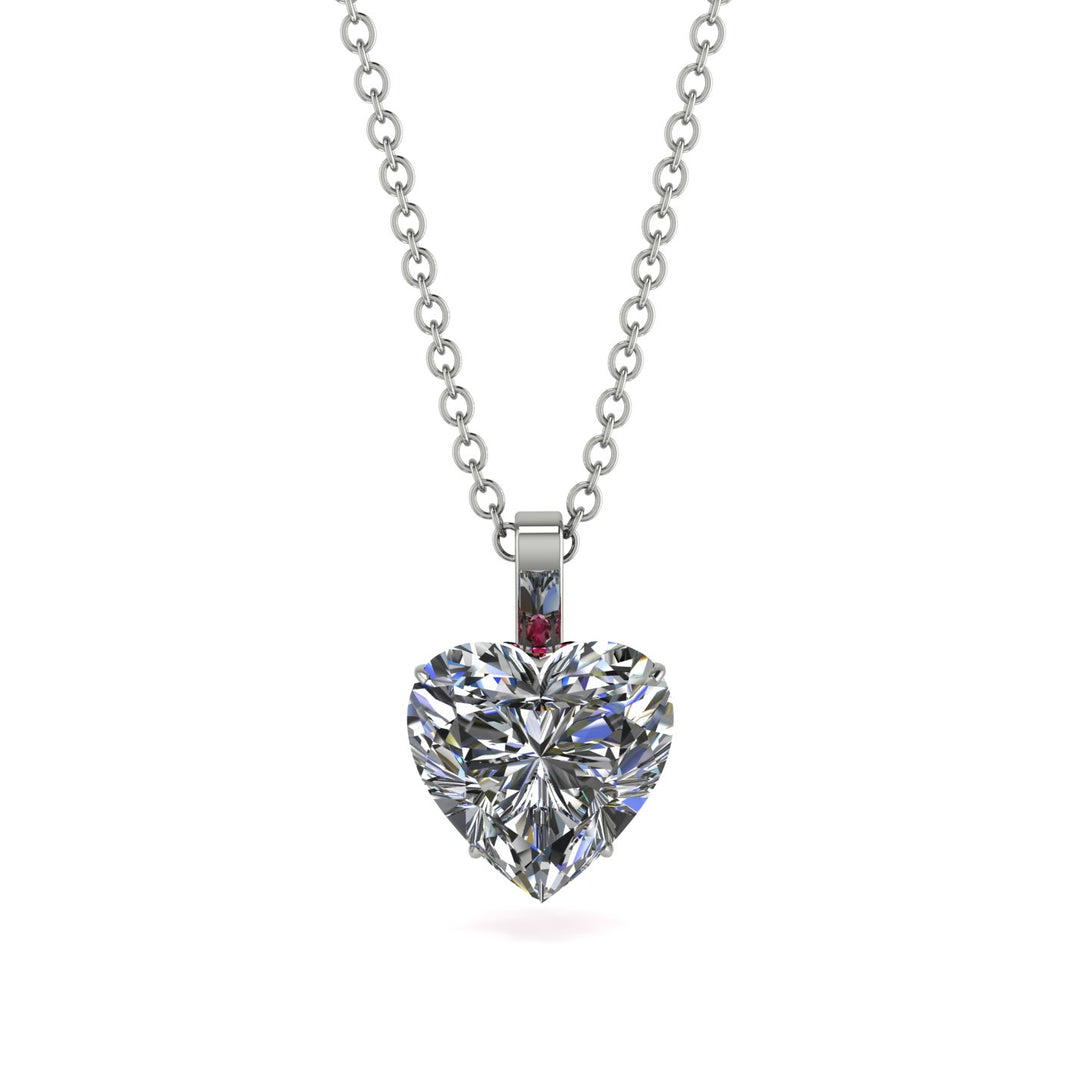 Heart Diamond Necklace - Noelle No. 48