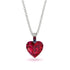 Heart Ruby Necklace - Noelle No. 72
