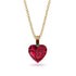 Heart Ruby Necklace - Noelle No. 25
