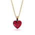Heart Ruby Necklace - Noelle No. 70