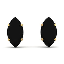 Hidden Halo Marquise Black Diamond Earrings - Journey No. 52 image 1