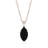 Hidden Halo Marquise Black Diamond Necklace - Journey No. 8 image 1