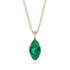 Hidden Halo Marquise Emerald Necklace - Journey No. 20 image 1