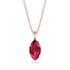 Hidden Halo Marquise Ruby Necklace - Journey No. 26