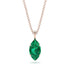 Hidden Halo Marquise Emerald Necklace - Journey No. 35 image 1