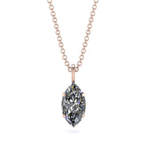 Hidden Halo Marquise Diamond Necklace - Journey No. 62 image 1