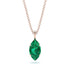 Hidden Halo Marquise Emerald Necklace - Journey No. 65 image 1