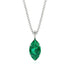 Hidden Halo Marquise Emerald Necklace - Journey No. 6 image 1