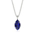Hidden Halo Marquise Sapphire Necklace - Journey No. 15 image 1