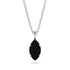 Hidden Halo Marquise Black Diamond Necklace - Journey No. 24 image 1