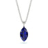 Hidden Halo Marquise Sapphire Necklace - Journey No. 30 image 1
