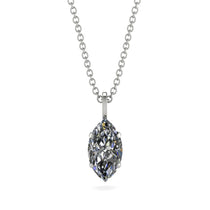 Hidden Halo Marquise Diamond Necklace - Journey No. 33 image 1