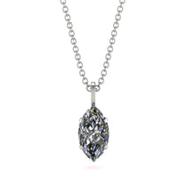 Hidden Halo Marquise Diamond Necklace - Journey No. 48 image 1