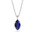 Hidden Halo Marquise Sapphire Necklace - Journey No. 60 image 1