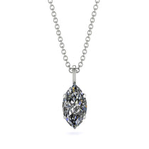 Hidden Halo Marquise Diamond Necklace - Journey No. 63 image 1