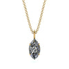 Hidden Halo Marquise Diamond Necklace - Journey No. 16